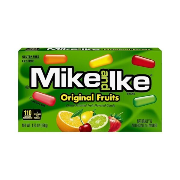 Mike and Ike Original Fruits Chewy Candy 120g