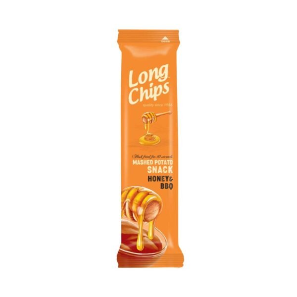 Long Chips Honey & BBQ Potato Snack 75g