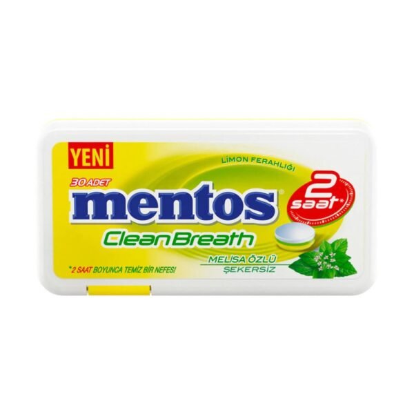 Mentos 2 Hours Clean Breath Lemon Flavor Candy 21g