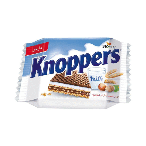 Storck Knoppers Milk Chocolate with Hazelnut Wafer 25g