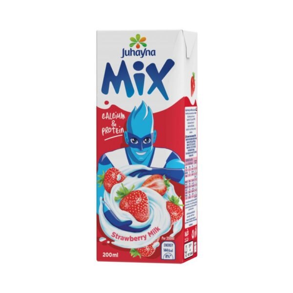 Juhayna Mix Strawberry Dairy Drink 200 ml.