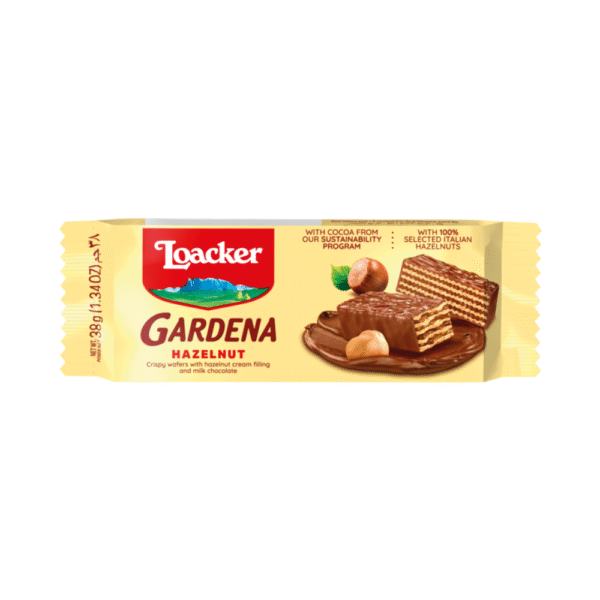 Loacker Gardena Hazelnut Cream Wafer 38g