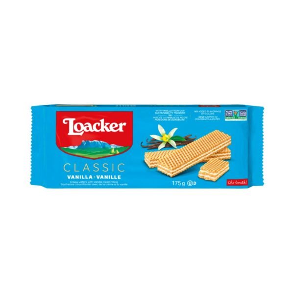 Loacker Classic Vanilla Wafers 175g