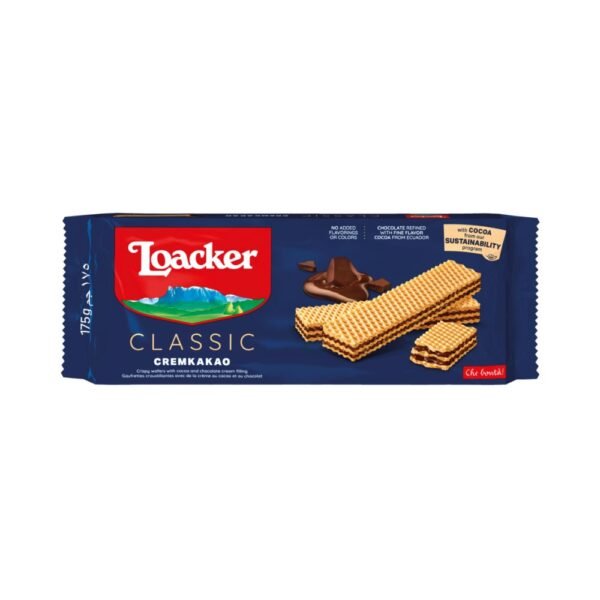 Loacker Classic Cream Cocoa Wafers 175g