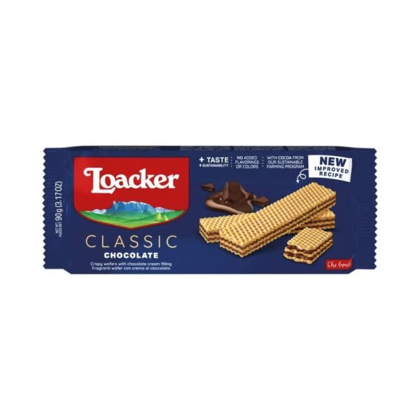 Loacker Classic Cream Cocoa Wafers 90g