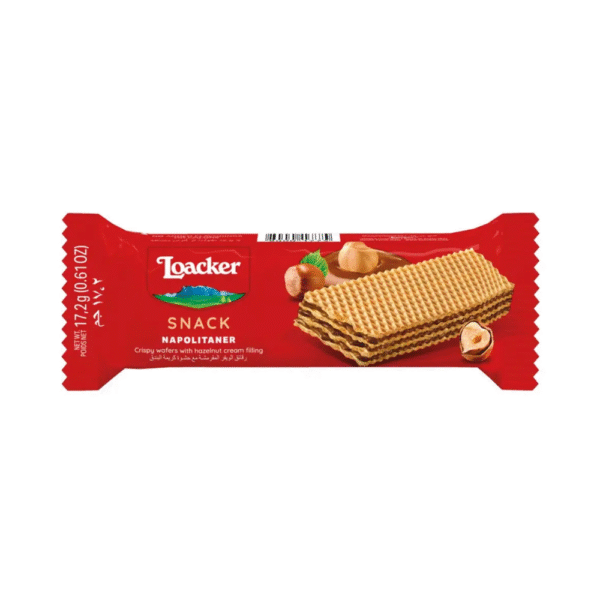Loacker Napolitaner Snack Hazelnut Cream Wafer 30g
