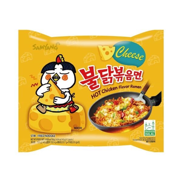 Samyang Buldak Hot Chicken Flavored with Cheese Noodles 140g