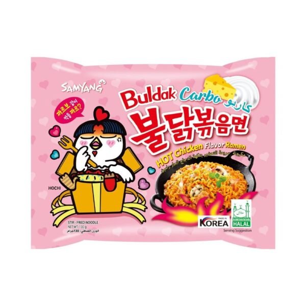 Samyang Buldak Hot Chicken Flavored with Spicy Carbonara Noodles 130g