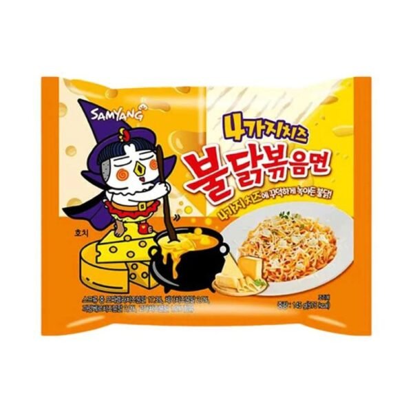 Samyang Buldak Hot Chicken Flavored with Quattro Cheese Noodles 140g